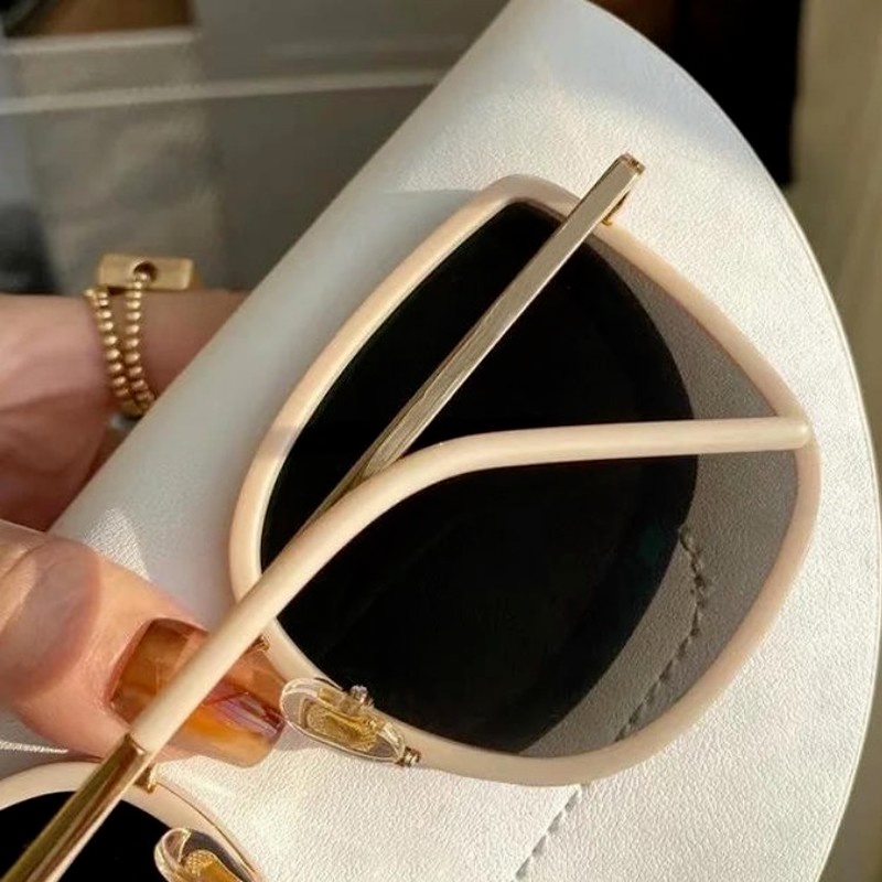 Kính mát gọng vuông bản rộng chống bức xạ phong cách Hàn Quốc cổ điển thời trang