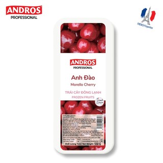 ANDROS - Cherry đông lạnh (Frozen Morello Cherry) - Trái cây đông lạnh - Hộp 550g