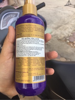 (CHÍNH HÃNG) Sữa Dưỡng Tóc Lacei Phục Hồi Tóc 200ml (Dạng Xịt)