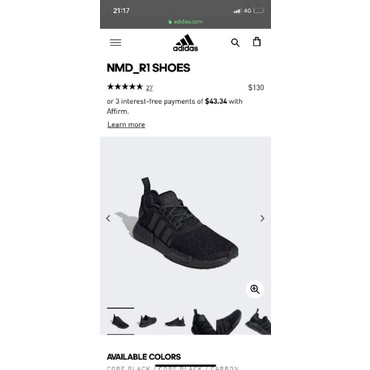 Giày Adidas NMD - R1 Black chính hãng bao check