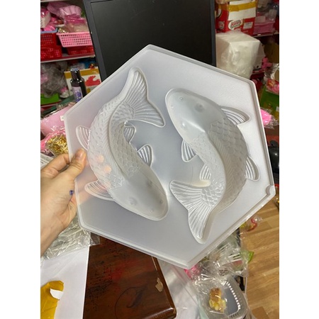 Khuôn Nhựa Cá Chép Cong Dài 22Cm