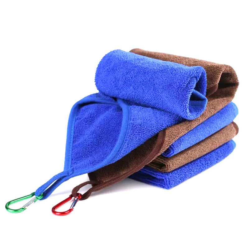 QQ Khăn Tắm Sợi Nhỏ Dày Dặn Không Dính Thấm Hút Nước Kèm Kẹp Tiện Dụng