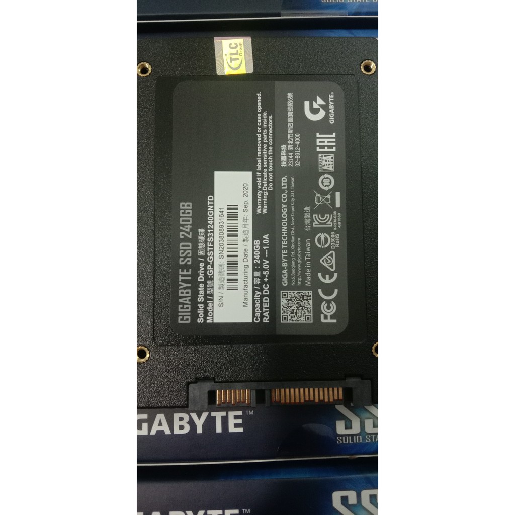 Ổ cứng SSD 240G Gigabyte Sata III 6Gb/s hàng Chính Hãng