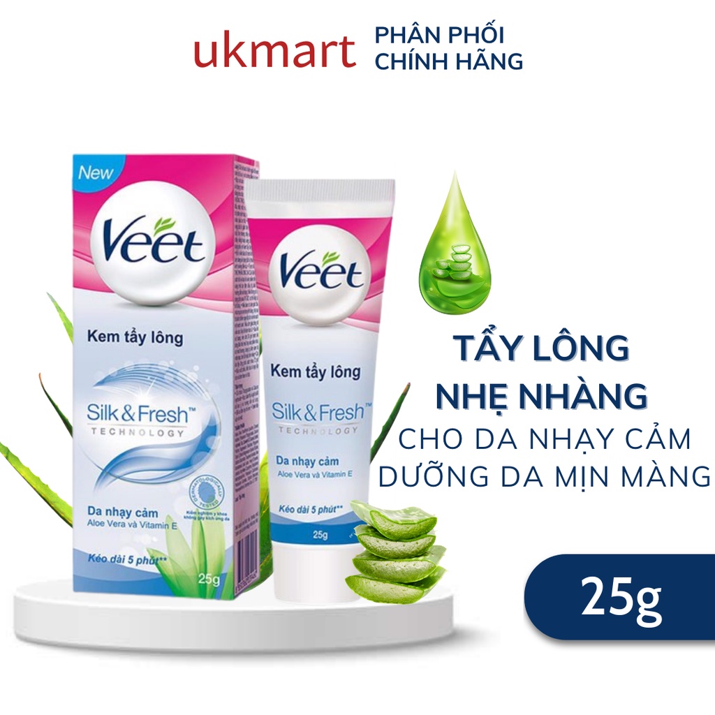 Kem Tẩy Lông Veet Hair Removal Cream Cho Da Thường, Da Nhạy Cảm