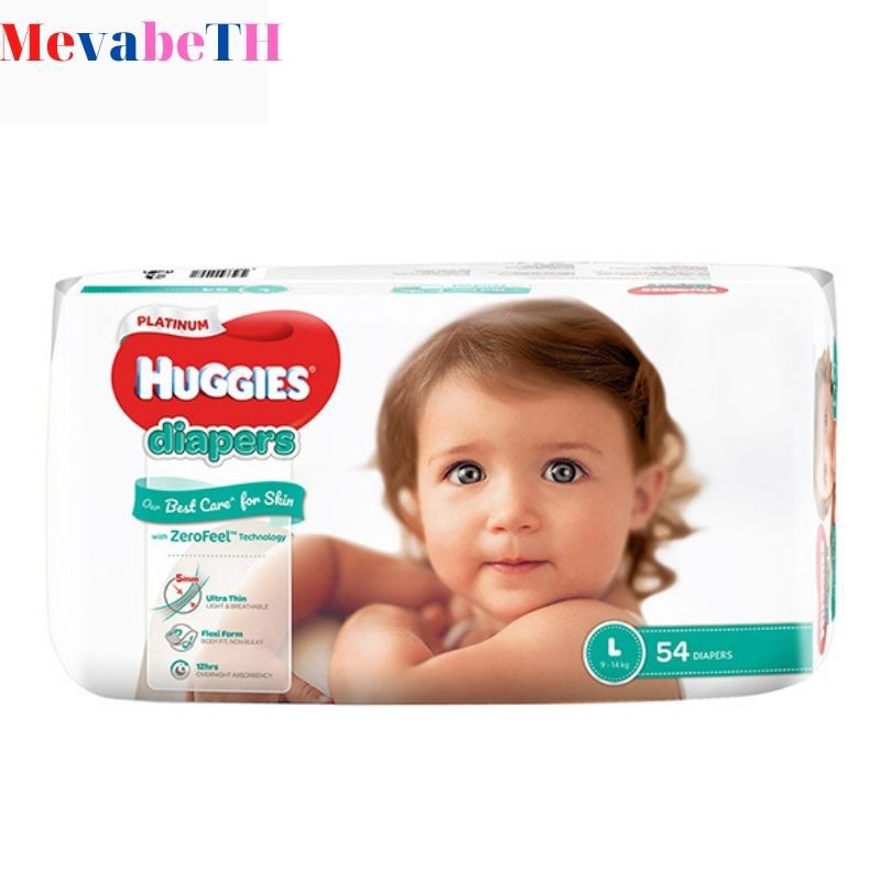 Tã-bỉm dán cao cấp Huggies Platinum L54 (9-14kg)
