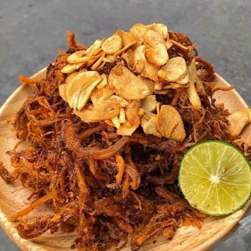 Khô Heo Cháy Tỏi loại 1, dai ngon, đậm vị, Mamifood