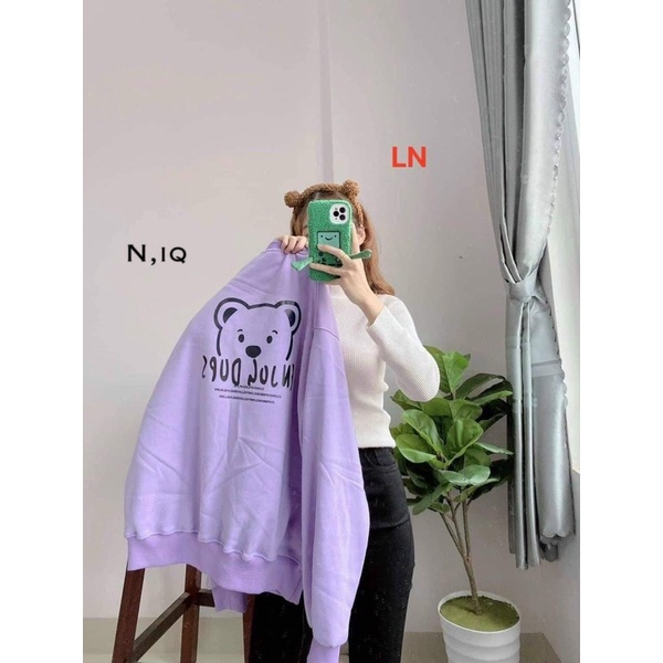 Áo nỉ bo gấu en jog LN11