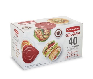 Set hộp thực phẩm Rubbermaid TakeAlongs