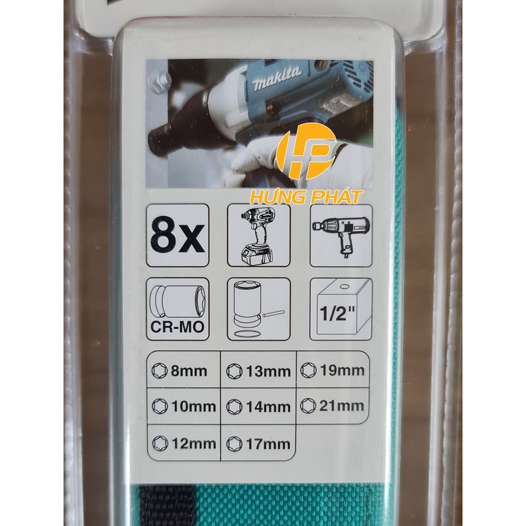 Bộ khẩu siết bu long Makita E-02989