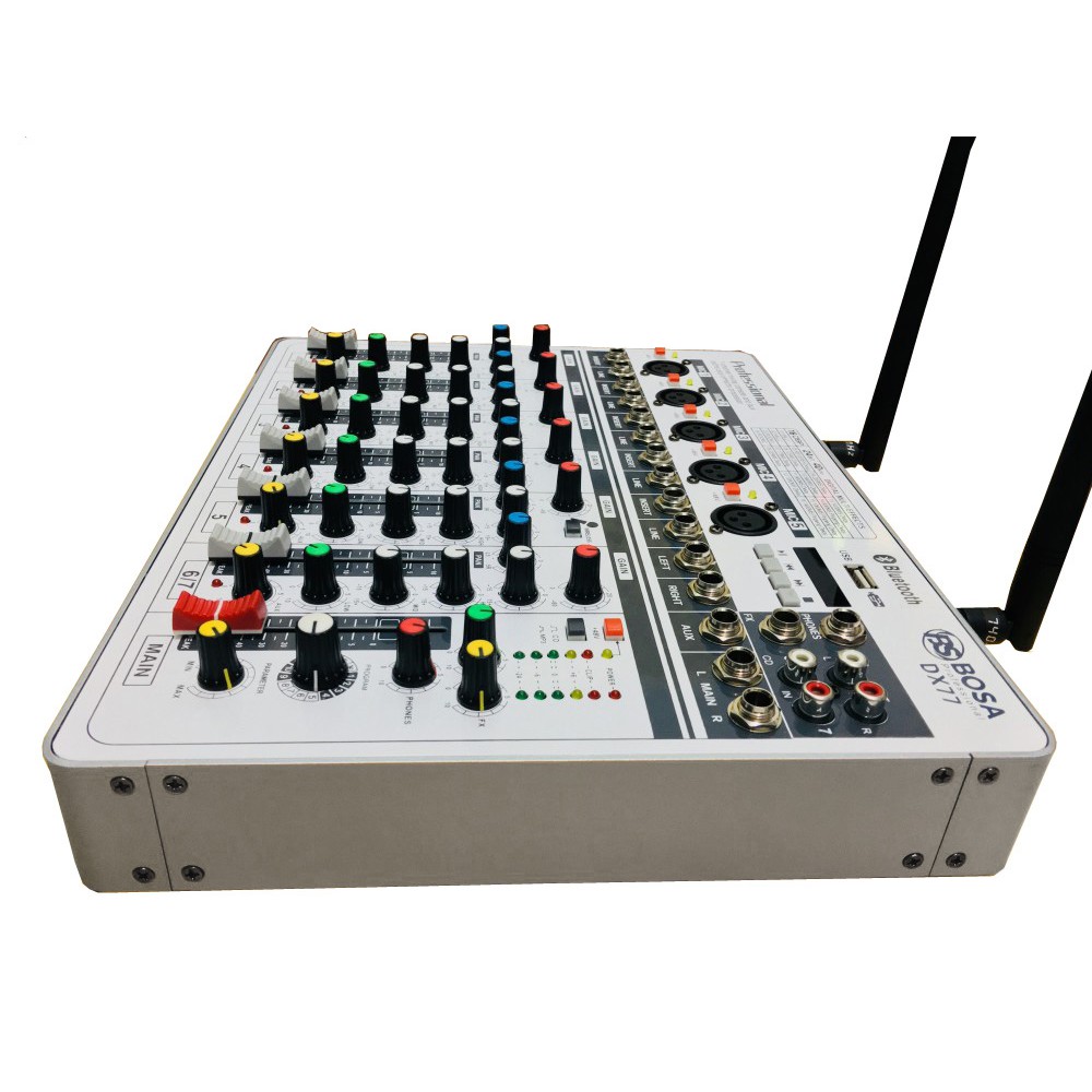 Mixer BOSA DX77 Tích Hợp Micro Không Dây