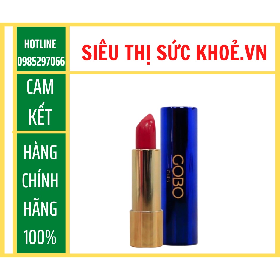 Son môi Gobo 4.5g [CHÍNH HÃNG] Son Gobo, Son không chì, nguyên liệu thiên nhiên, son an toàn cho Mẹ bầu,bé gái, Đẹp