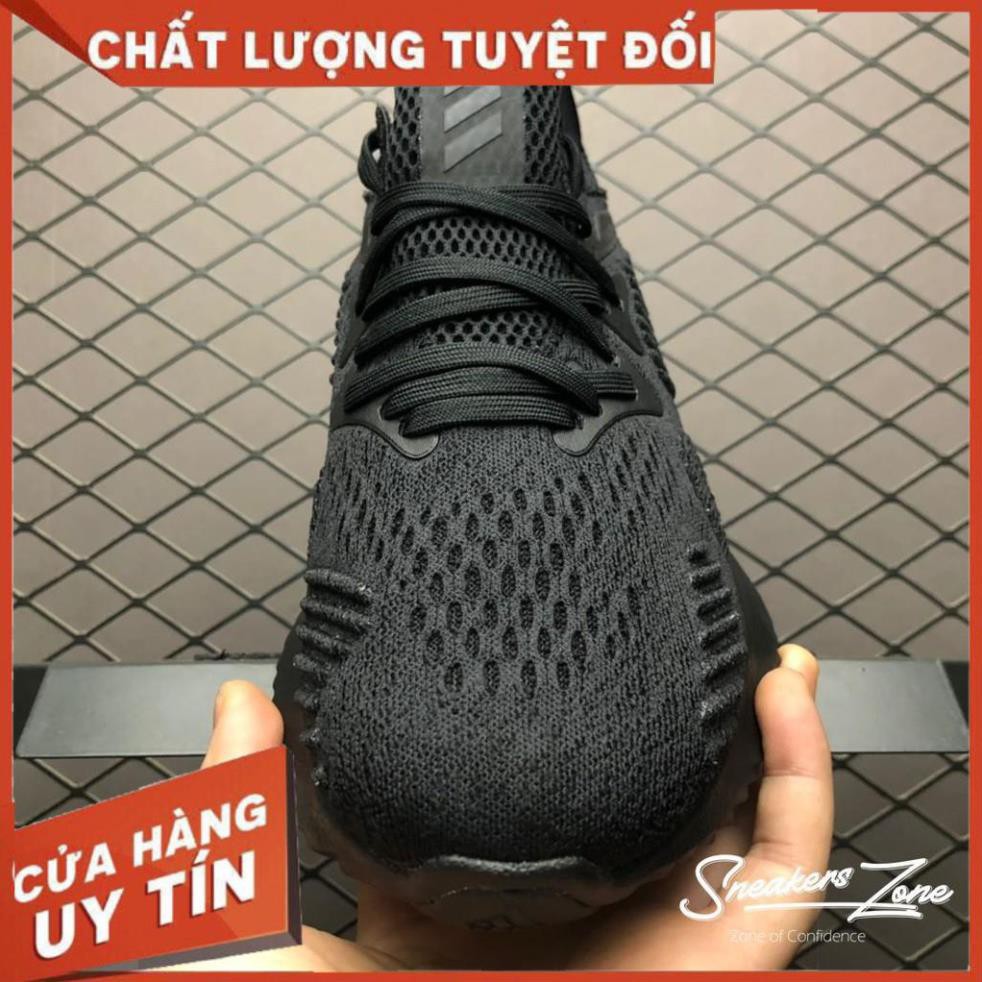 (FREE SHIP + HỘP + QUÀ) Giày thể thao sneaker nam nữ ALPHABOUNCE Beyond 2018 full đen siêu đẹp cho nam và nữ