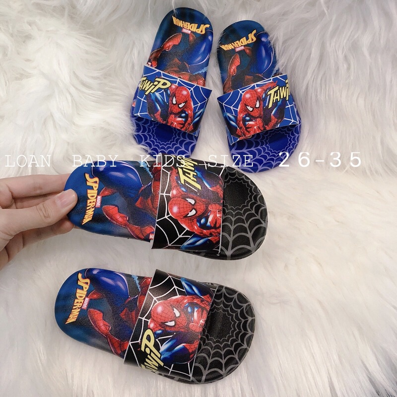DÉP SIÊU NHÂN BÉ TRAI SIÊU MỀM ÊM HÀNG QUẢNG CHÂU SIZE 25-35