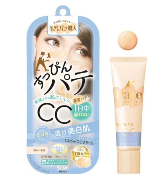 SANA Pate Mineral CC Cream - Kem nền CC Sana