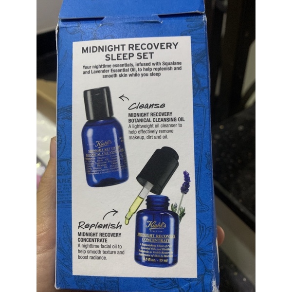 Set Kiehl’s Midnight Recovery Sleep 3 sản phẩm