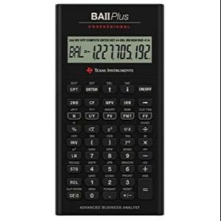 Texas Instruments BA II Plus Professional Financial Calculator Máy tính tài chính học CFA FRM