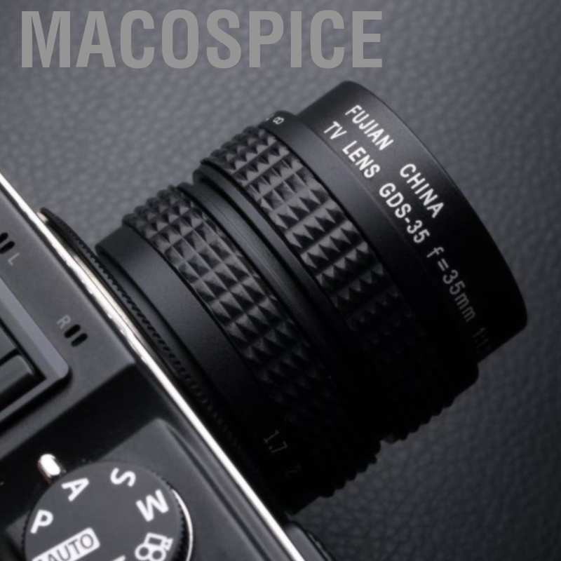 Ống kính Macospice Fujian thích hợp cho camera C / 1.7 in màu đen