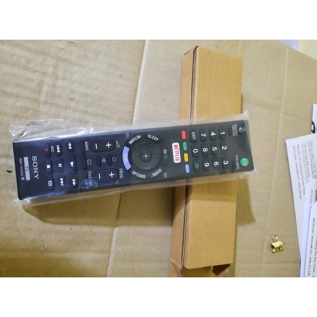 Remote Điều khiển TV Sony TX-102D - Hàng chính hãng theo máy Fullbox mới 100% các dòng  TV Sony LED/LCD Smart TV