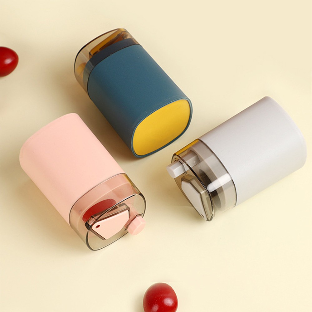 [Tổng Kho Sỉ] Hũ Ống Đựng Tăm Xỉa Răng Nhựa Cao Cấp - Hình Vuông Decor S3 - Ấn Tự Động