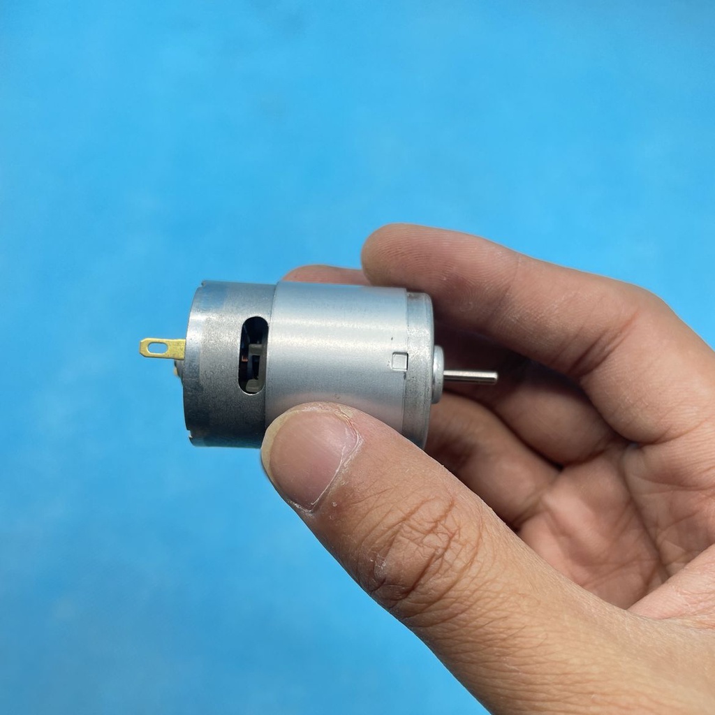Động cơ 380 tốc độ cao có quạt làm mát, điện áp 7.4v tốc độ 15000v/p
