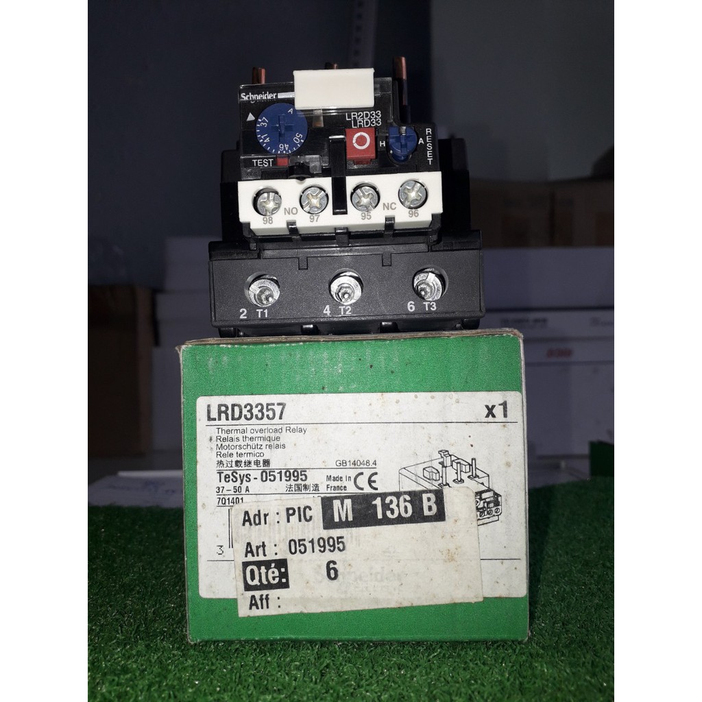 Relay nhiệt 37-50A Schneider LRD3357