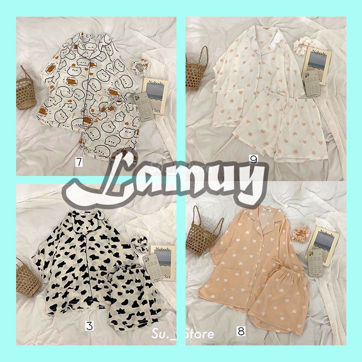 Bộ Ngủ Pijama Hoạt Hình Ullazang Siêu Xinh Bộ Ngủ Hot Hit Lamuy Store [S020] | BigBuy360 - bigbuy360.vn