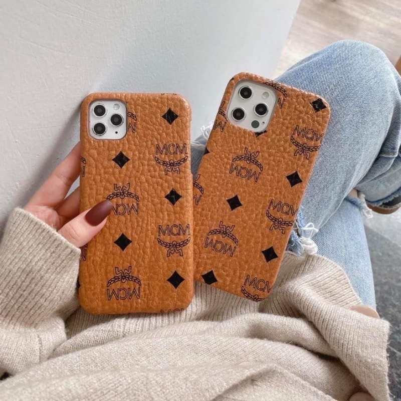 Ốp da IPhone MCM siêu sang - ốp cứng mcm 7plus/ X / Xsmax / 11/ 11pro /11promax/12 /12pro /12promax | BigBuy360 - bigbuy360.vn
