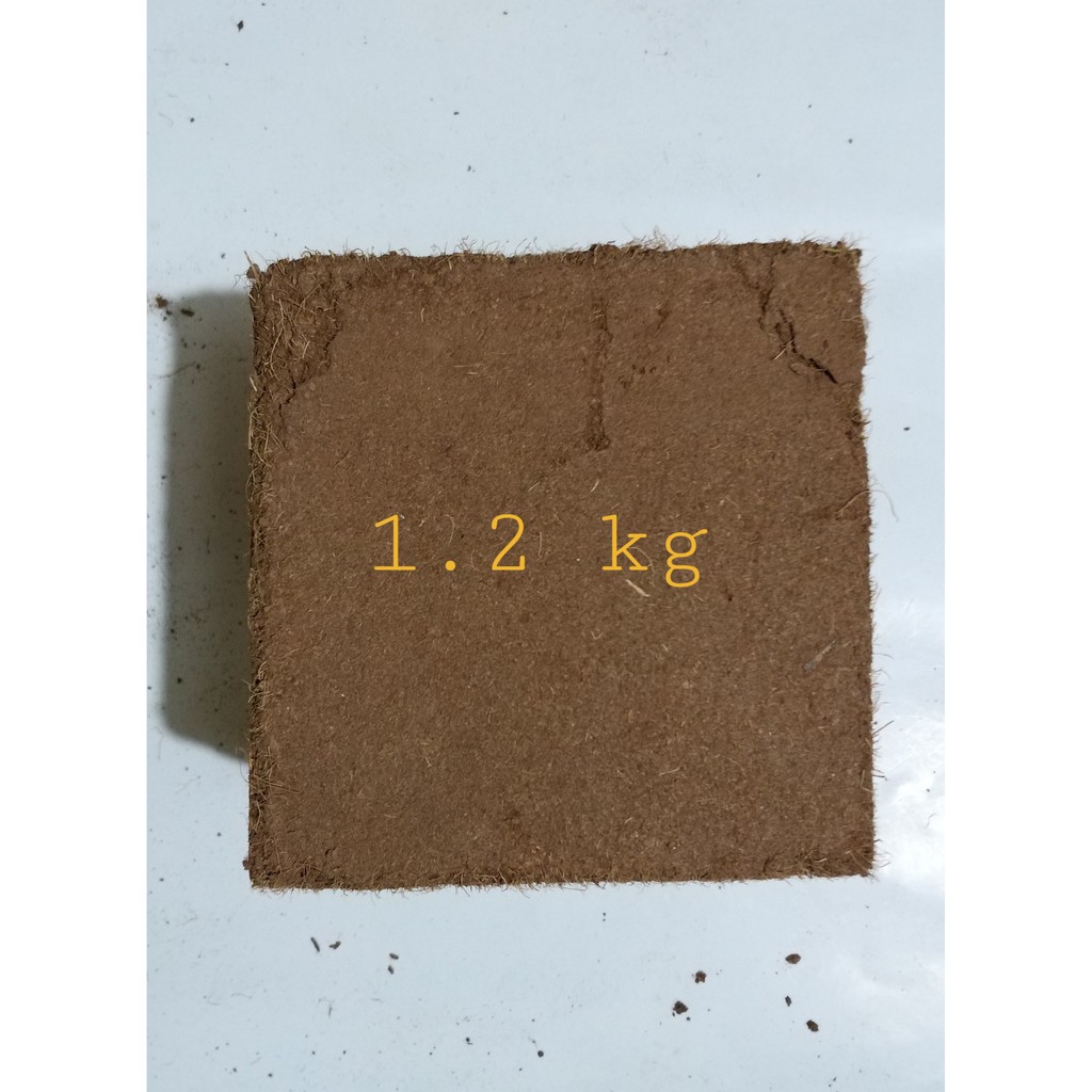 [MUA 2 GIẢM 15%] 1.1 Kg Xơ Dừa Nén Mùn Dừa Nén Ngâm Nước Nở 7Kg Trộn Đất Sạch, Phân Bón Trồng Rau Sạch, Cây Cảnh