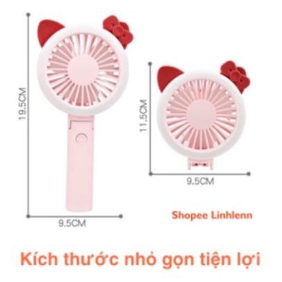 [Mã ELHA22 giảm 5% đơn 300K] Quạt sạc điện mini cầm tay có đèn led cao cấp Xfan