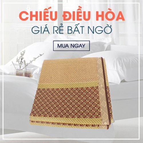 Chiếu điều hòa 2 lớp sợi mây tự nhiên Cao Bằng chất lượng cao các loại kích cỡ