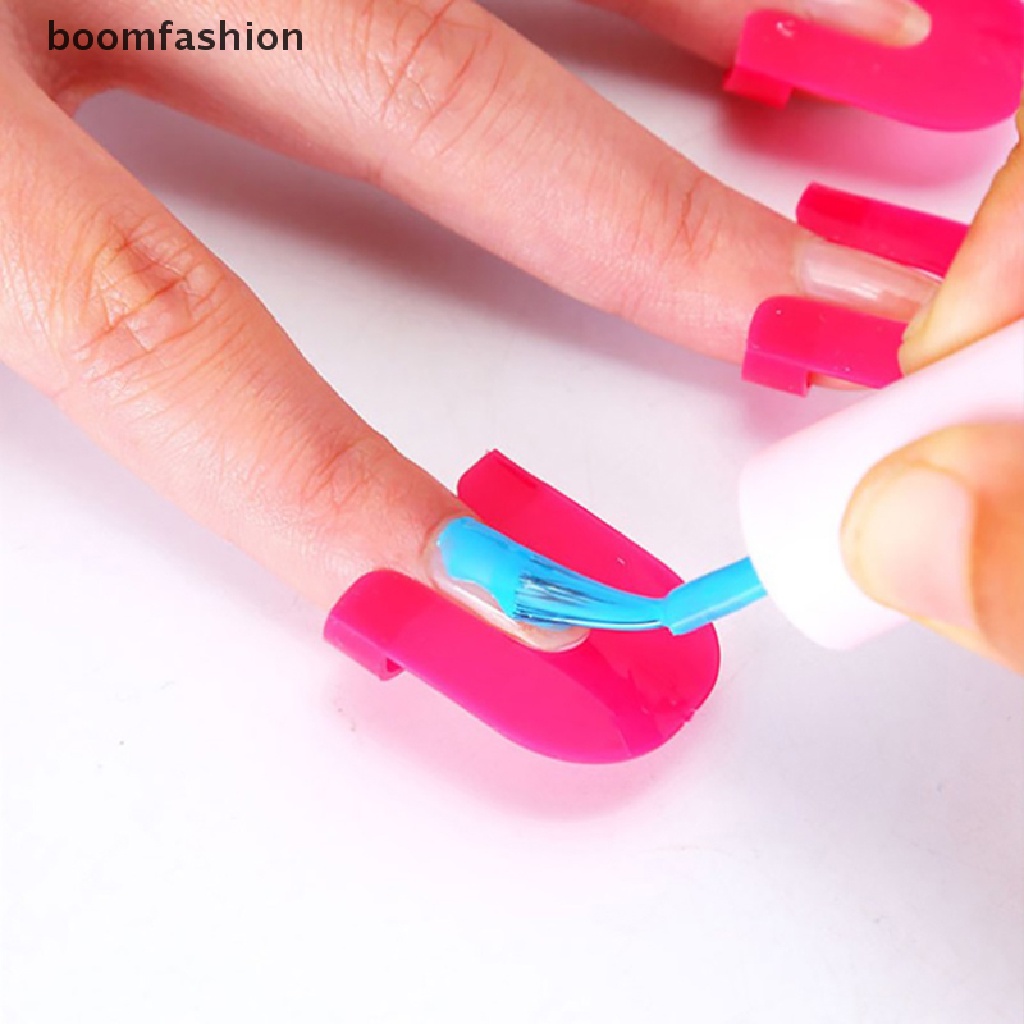 [boomfashion] Curve Shape Nail Protector Varnish Shield Finger Cover Spill-Proof Nail Art Tool [new]