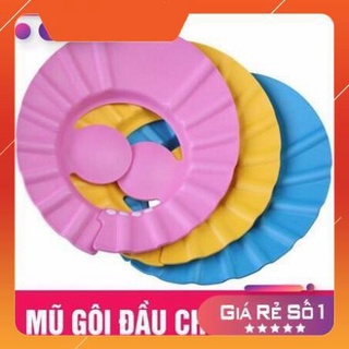 Mũ gội đầu cho bé, mũ che gội đầu cho bé, mũ chụp gội đầu cho bé, nón gội đầu cho em bé