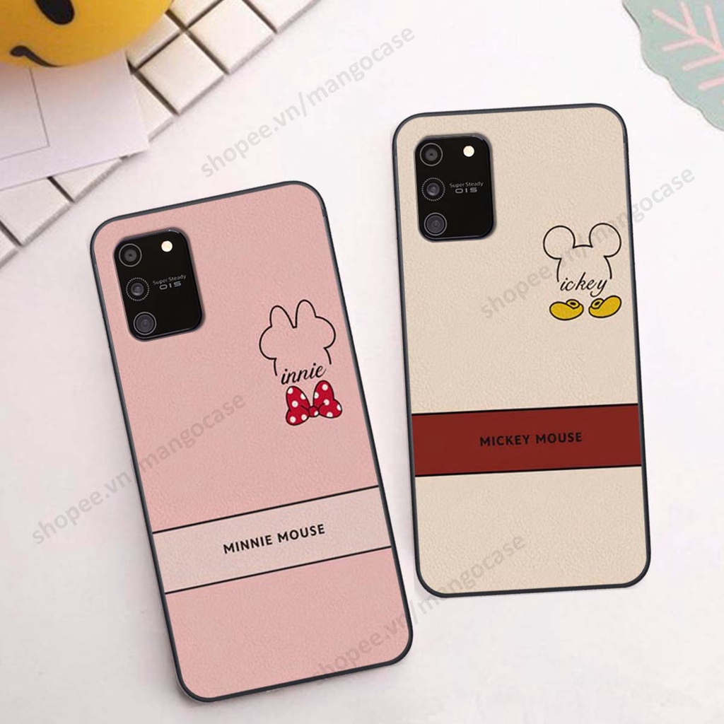 Ốp lưng Samsung S10 Lite in hình happy nice, bé gấu đáng yêu