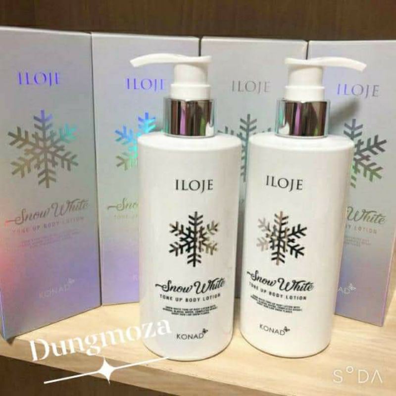Sữa dưỡng thể trắng da Bông Tuyết Iloje Hàn Quốc