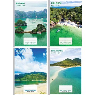 VỞ KẺ NGANG BIỂN ĐẢO QUÊ HƯƠNG 60 - 72 - 80 - 120 TRANG