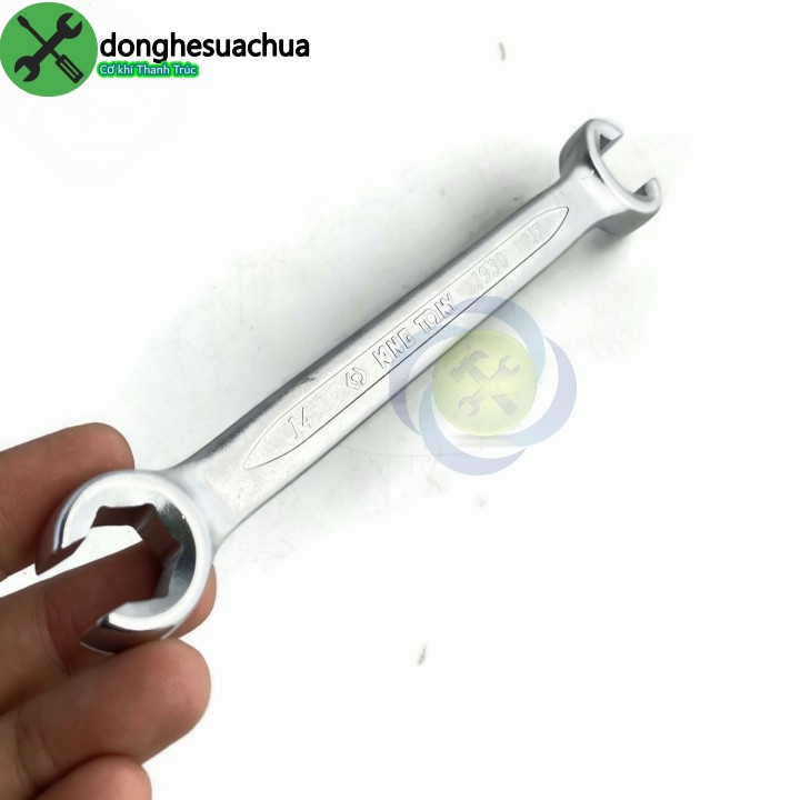 Cờ lê mở ống dầu 14mm -17mm Kingtony 19301417 loại hai đầu