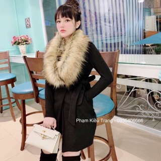 Dạ gilê cổ lông