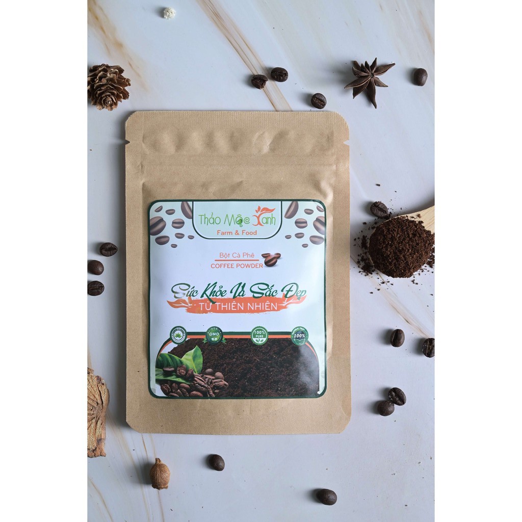 Bột cafe nguyên chất handmade gói 100g