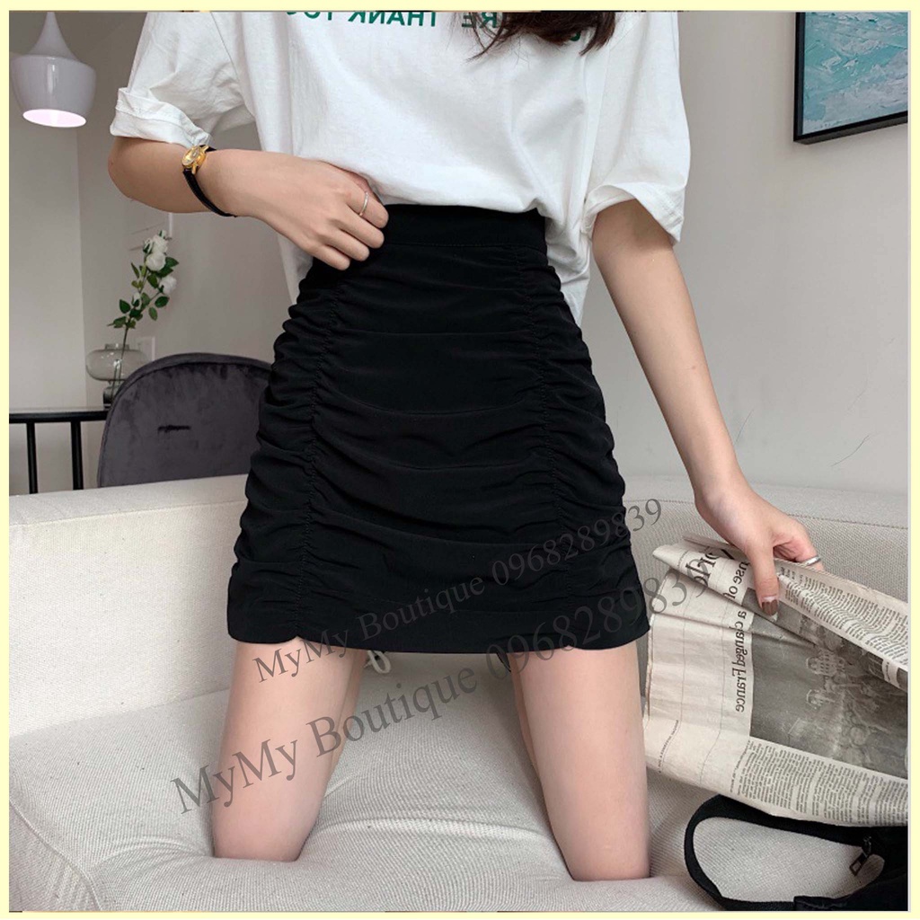 Chân Váy Xếp Ly Công Sở, Váy Xếp Li Chân Váy Xếp Ly màu Trắng + Đen | BigBuy360 - bigbuy360.vn