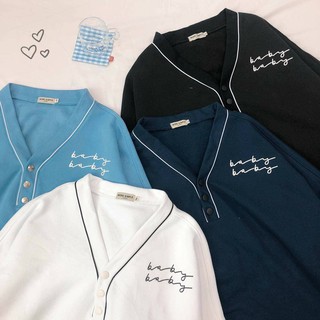 Áo sweater baby form rộng ulzzang