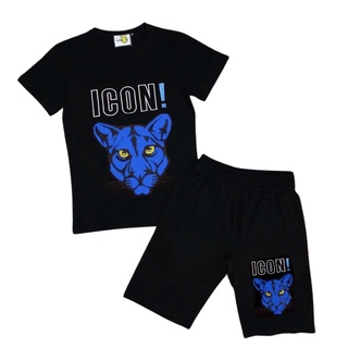 Đồ bộ thun thời trang nam in hình báo xanh