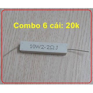 Điện trở công suất 2,2 ôm 10W cho mạch phân tần cản loa