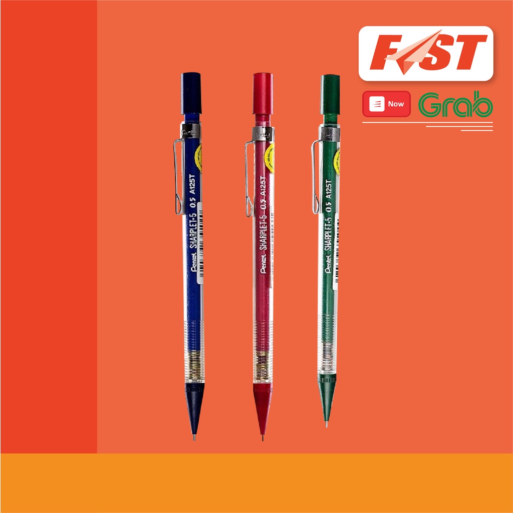 [Nowship] Bút Chì Bấm Pentel Ngòi 0.5mm (AX105 / A255 / AX125T)