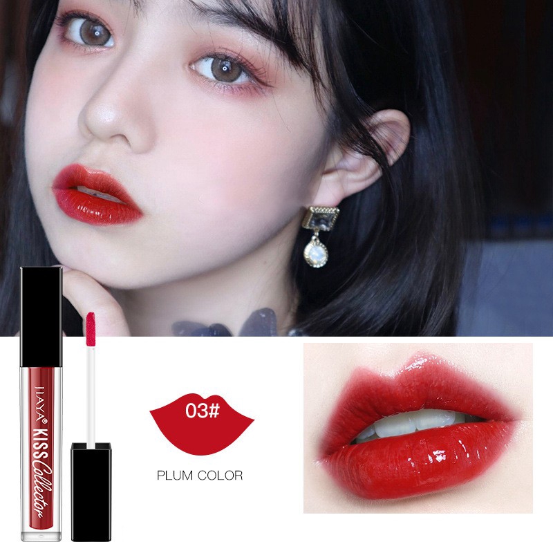 Son nước dưỡng ẩm chống thấm không phai tông màu đỏ bóng | BigBuy360 - bigbuy360.vn