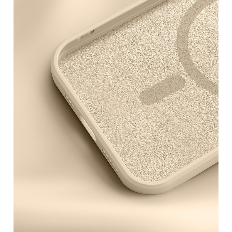 Ốp Điện Thoại Silicone TPU Mềm Kèm Móc Xỏ Ngón Nam Châm Cho iPhone 13 12 Pro Max Mini