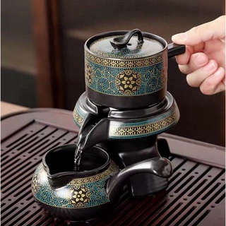 Bộ Ấm Chén Pha Trà Cối Xay (Bao gồm 1 ấm trà, 6 chén trà và 1 bộ cối xay)
