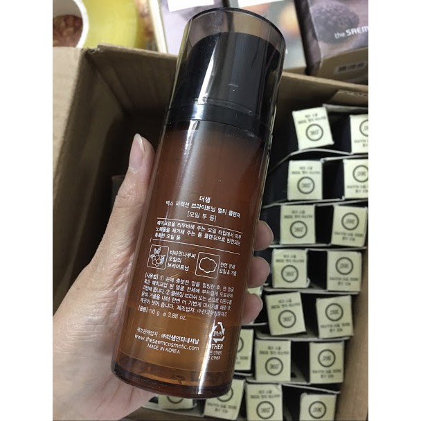 Gel tẩy trang 2 trong 1 làm sạch và sáng da Max Perfection Brightening Multi Cleanser