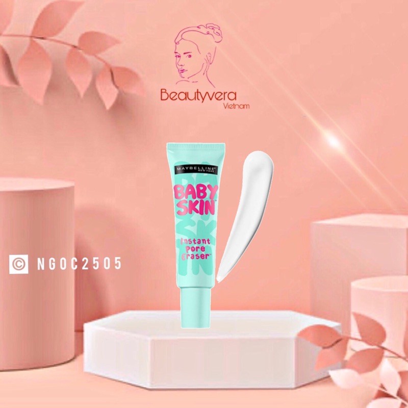 Kem lót mịn da che khuyết điểm Maybelline New York Baby Skin Pore Eraser Primer 22ml