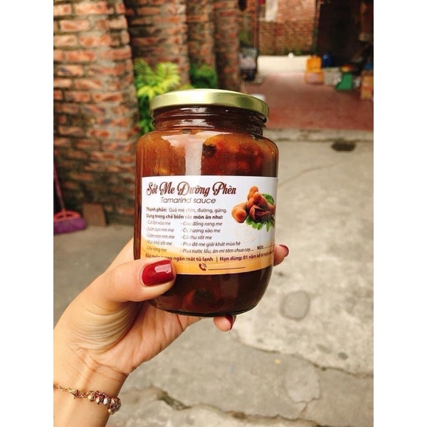 SỐT ME, SỐT ME ĐƯỜNG PHÈN - LÀM ĐỦ MỌI MÓN NGON HŨ 500gram
