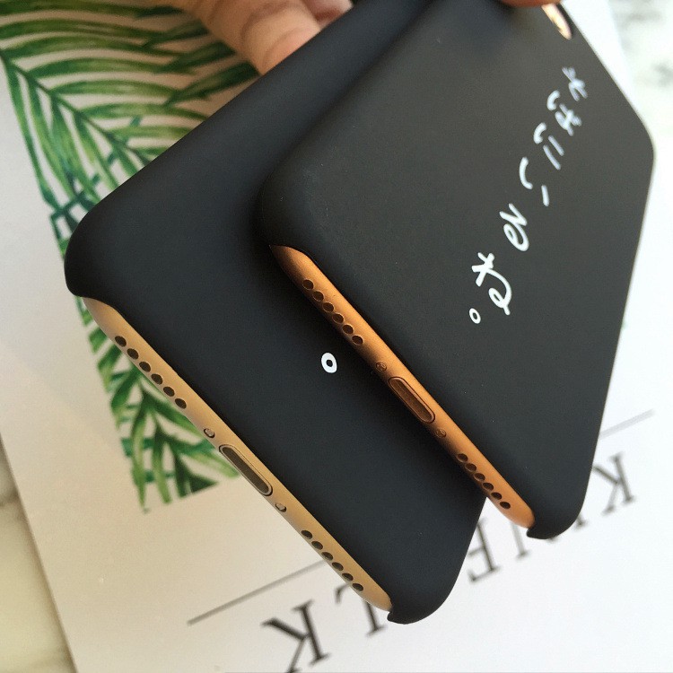 Ốp lưng điện thoại nhựa cứng iPhone iPhone  5 5s SE 6 6Plus 6s 6sPlus 7Plus 8Plus Plus màu đen | BigBuy360 - bigbuy360.vn